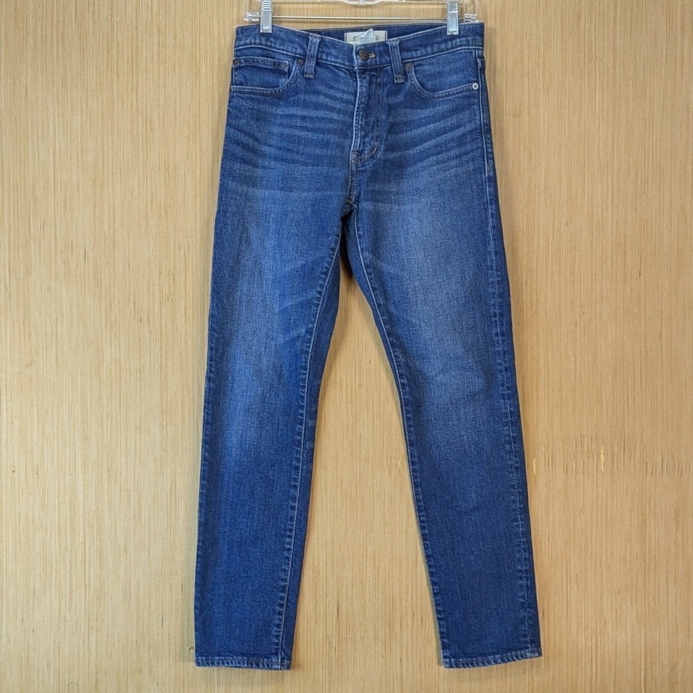 Madewell Mens Slim Fitβ Jeans Dark Wash Indigo Blue Denim W28 L30 Stretch